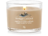 YANKEE CANDLE VOTIVNÍ SVÍČKA PLNĚNÁ VE SKLE AMBER & SANDALWOOD